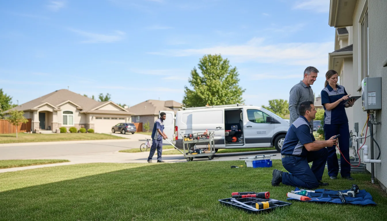 Tankless water heater service in Orla, TX